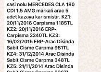 EFE den 2014 HATASIZ CLA 180 D  113000KM DE...