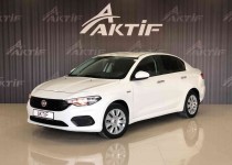 A K T İ F den 2017 FIAT EGEA 1.3 M.JET EASY 95HP BEYAZ BAKIMLI