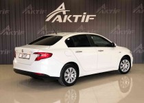 A K T İ F den 2017 FIAT EGEA 1.3 M.JET EASY 95HP BEYAZ BAKIMLI