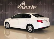 A K T İ F den 2017 FIAT EGEA 1.3 M.JET EASY 95HP BEYAZ BAKIMLI