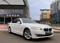 2012 BMW 525d XDRİVE 195.000KM İLK EL+BORUSAN BAKIMLI+BEYAZ-BEJ